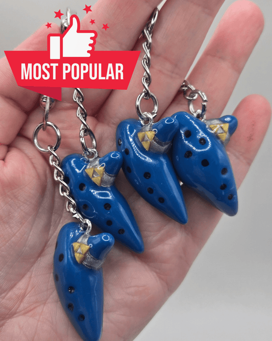 A Legend of Zelda Ocarina of Time Keychain (single) - PeachCharmory