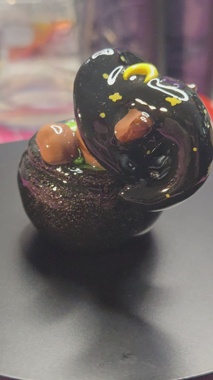Cauldron Cat Desk Buddy Figure