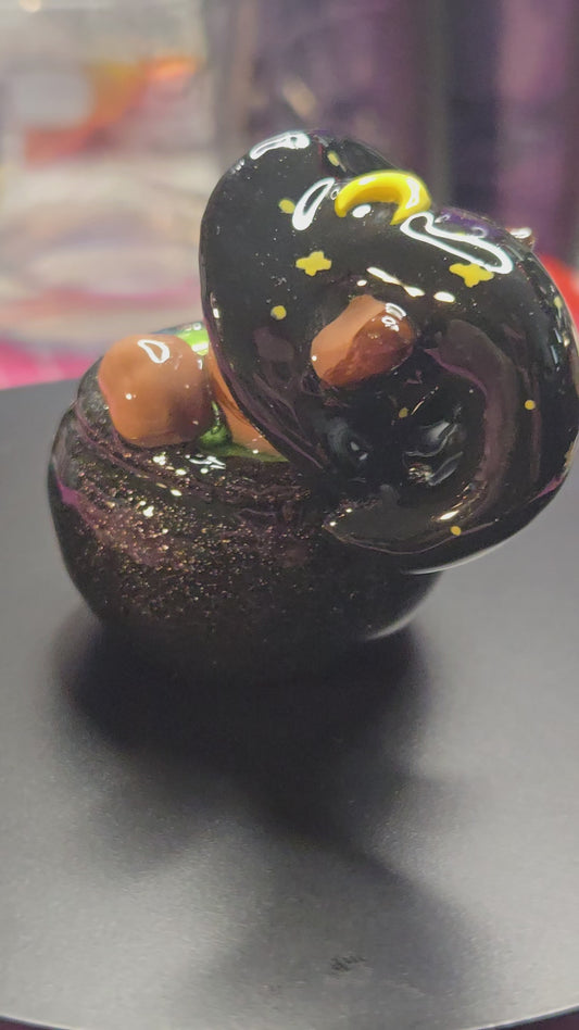 Cauldron Cat Desk Buddy Figure