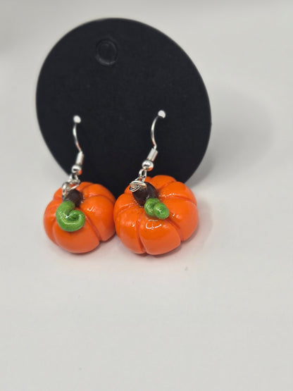 Pumpkin Earrings - PeachCharmory
