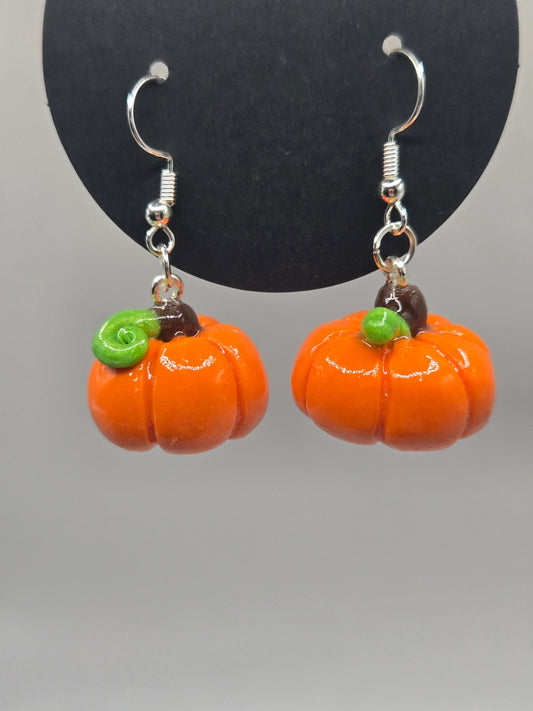 Pumpkin Earrings - PeachCharmory