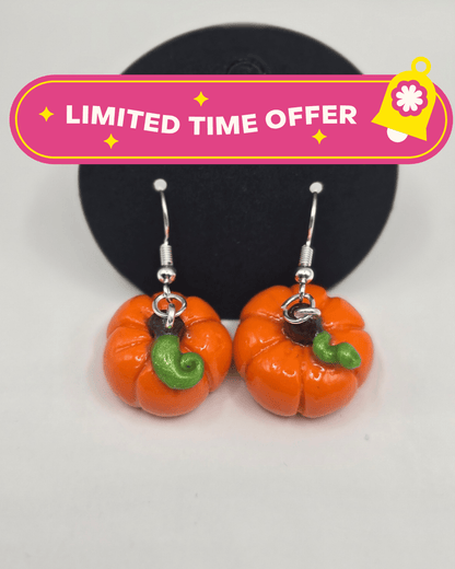 Pumpkin Earrings - PeachCharmory