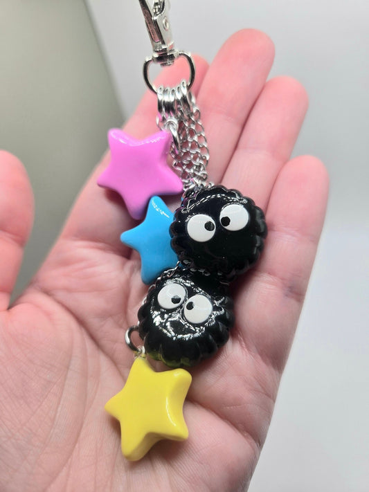 Soot Sprites Keychain - PeachCharmory