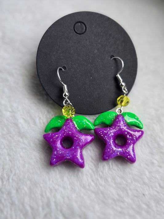 Stardrop Earrings or Keychain - PeachCharmory